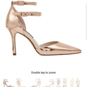 Pointed Rose gold heels